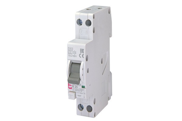 Intrerupator automat cu protectie diferentiala si la supratensiune KZS-1M-DN (RCBO)