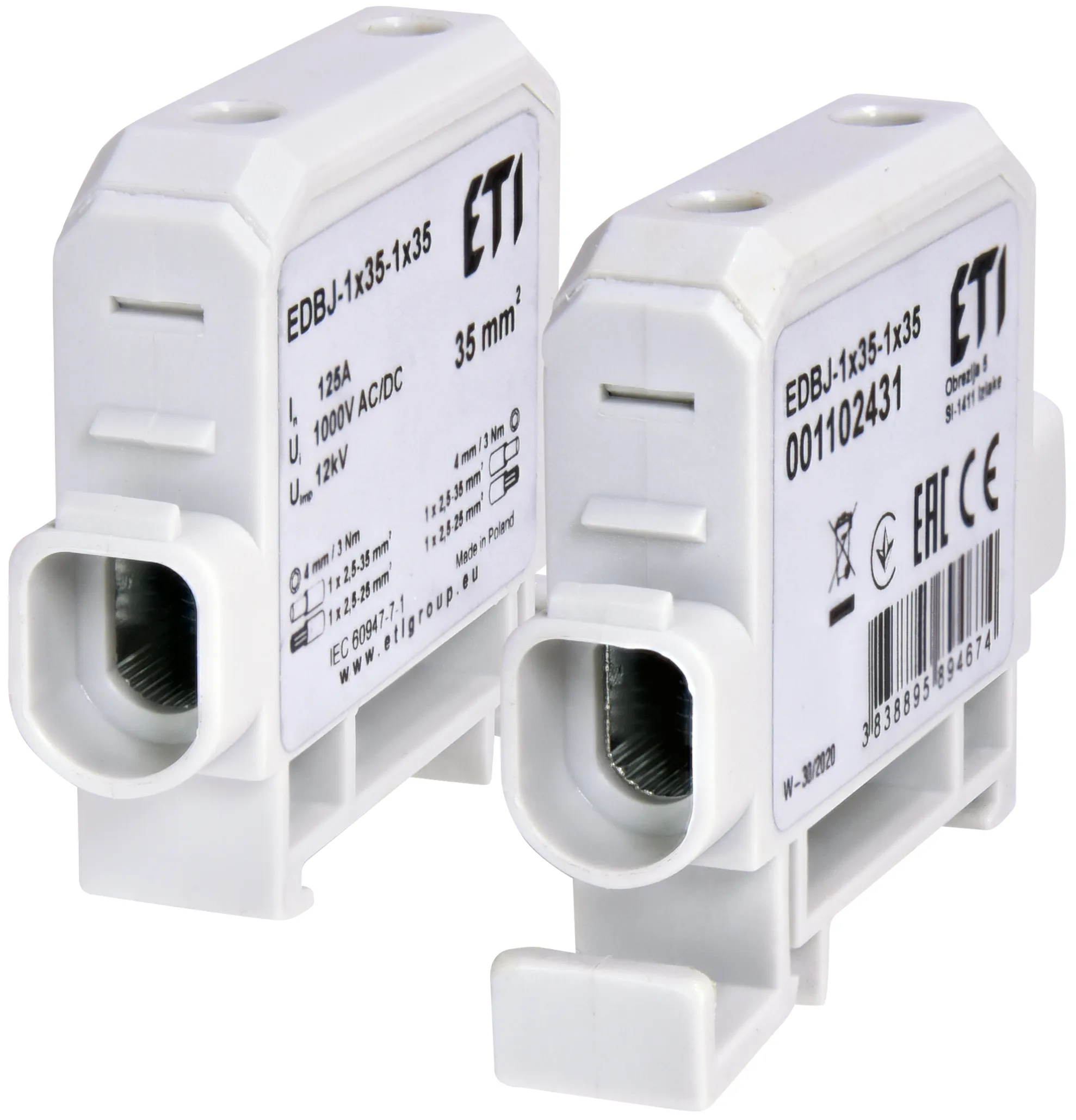 Cleme de legatura la conductoa EDBJ-1x35-1x35 001102431