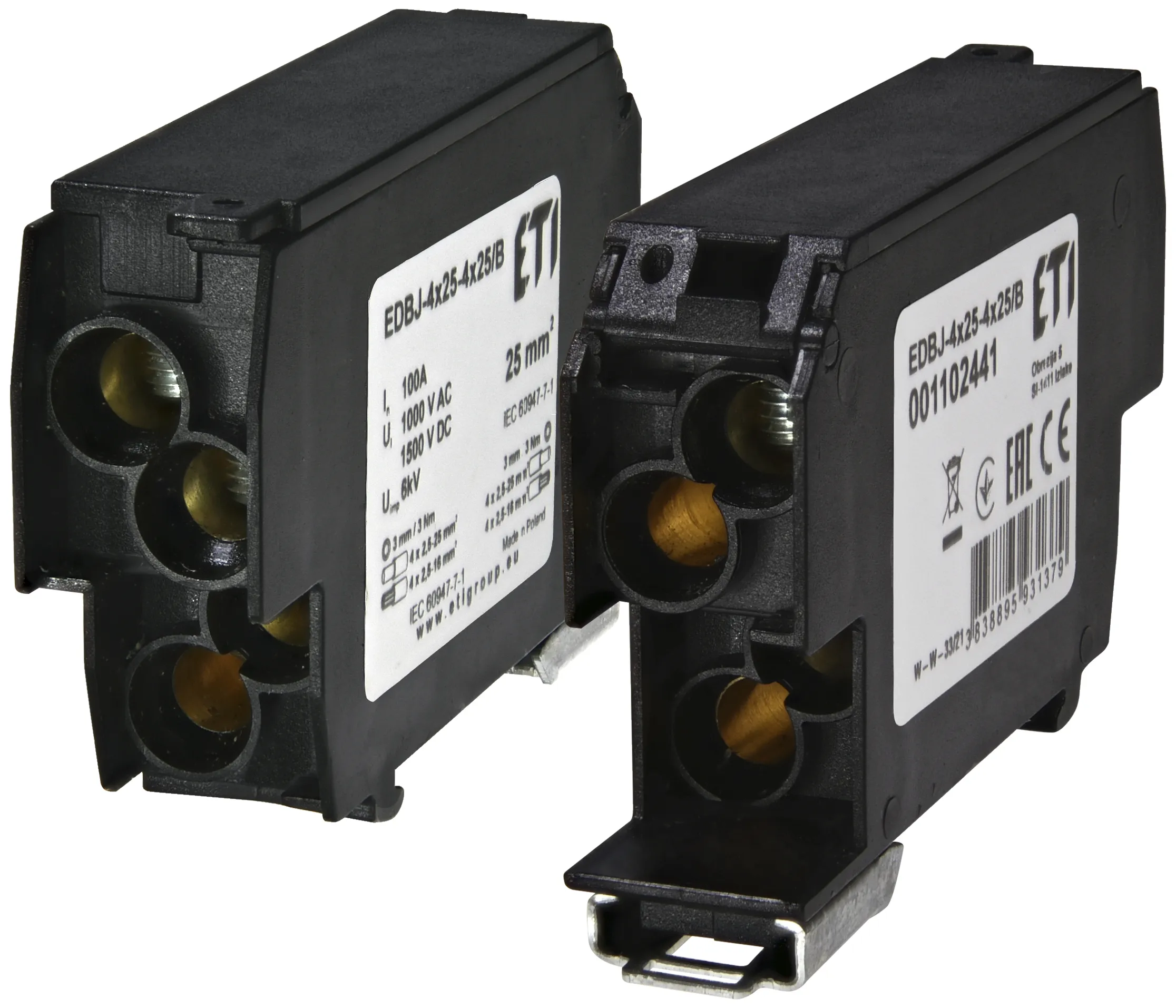 Bloc distribuție EDBJ-4x25-4x25/B 001102441