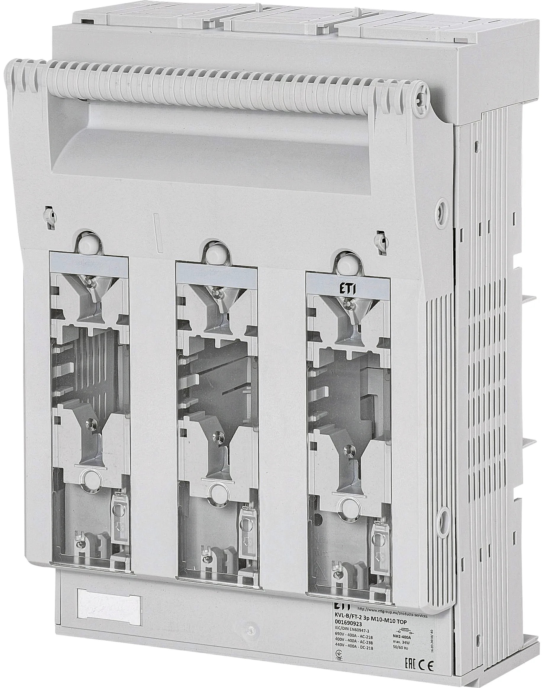 Comutator cu siguranță KVL-B/FT-2 3p M10-M10 TOP 001690923