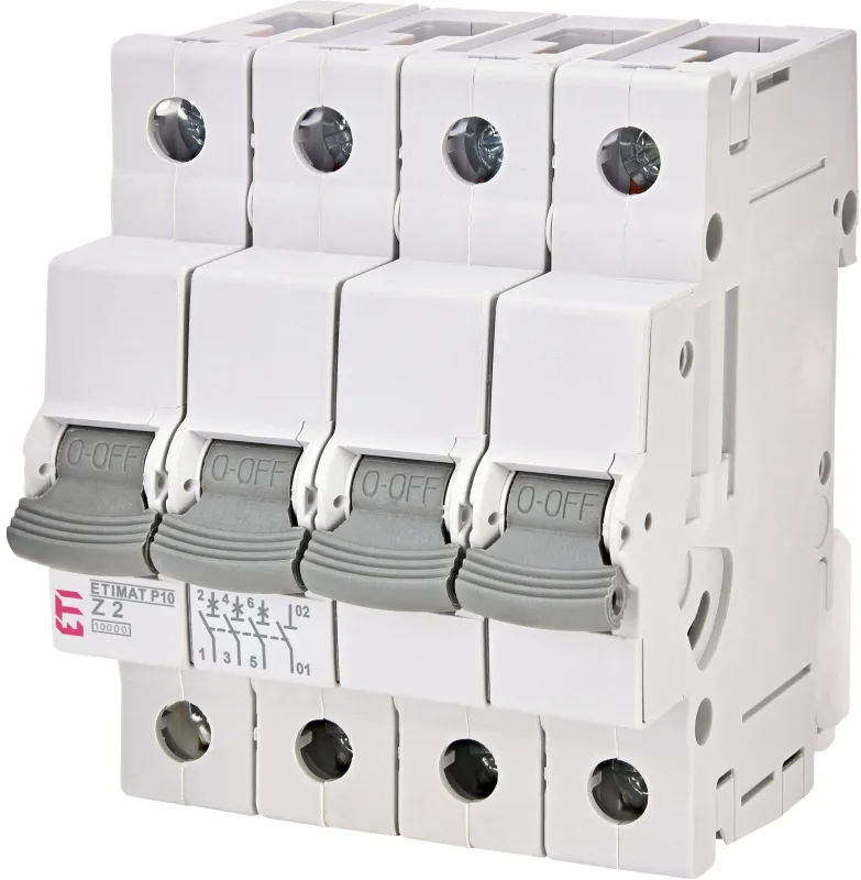 Întrerupător de circuit ETIMAT P10 4p C13  15kA 001901929