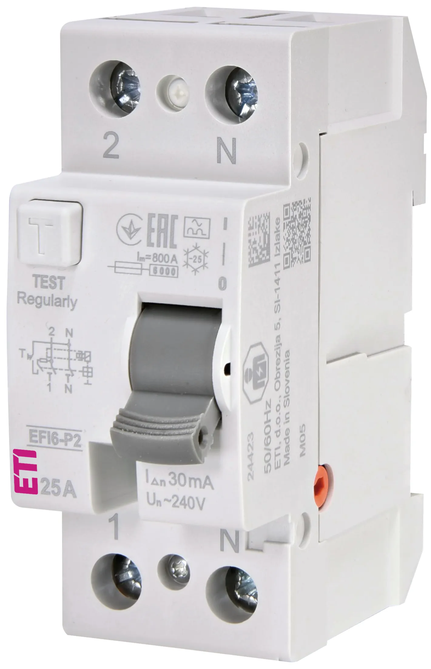 Diferențial RCCB EFI6-P2 A 25/0.03 002061261