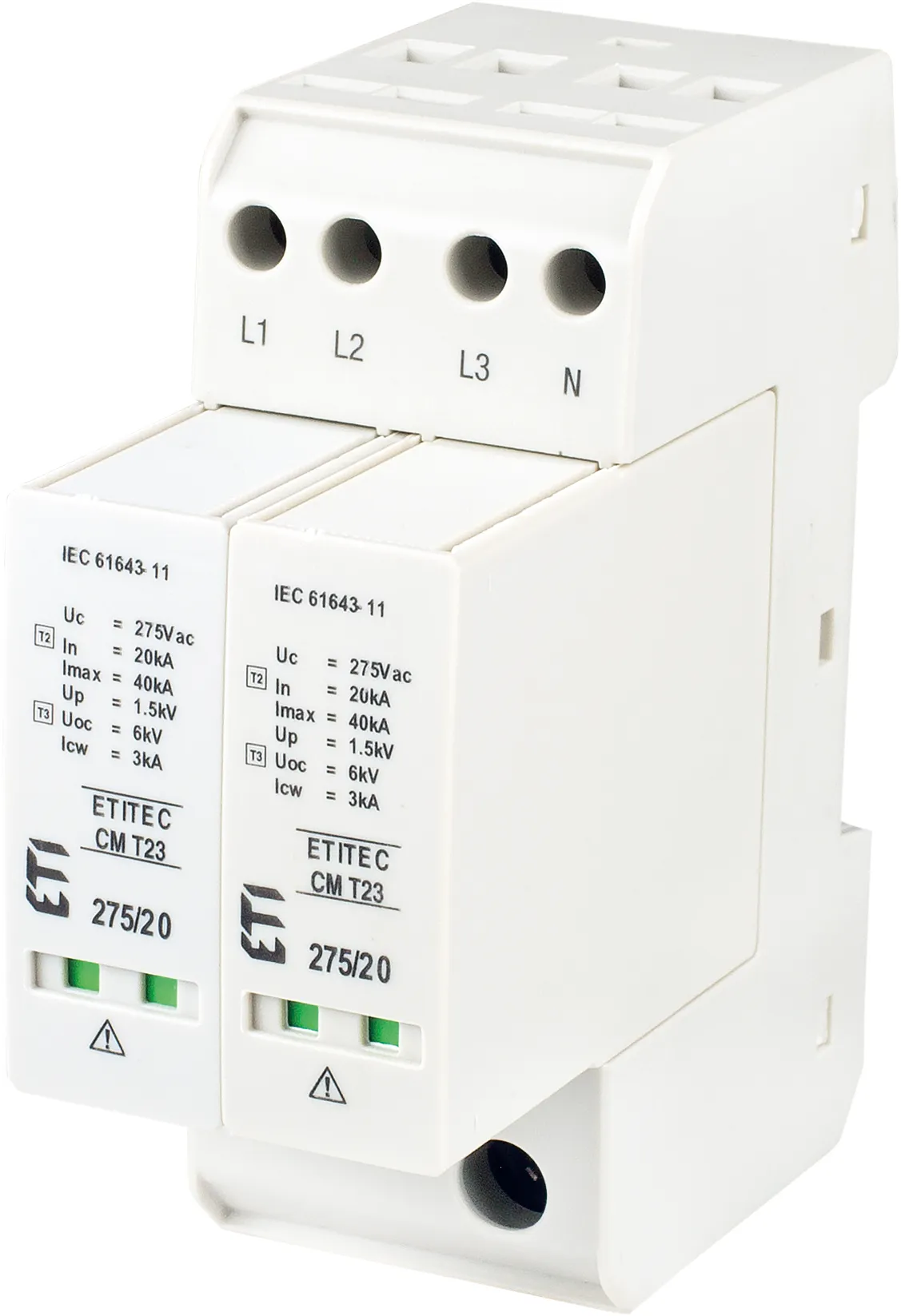 Protecție supratensiuni ETITEC CM T23 275/20 4+0 RC 002440653