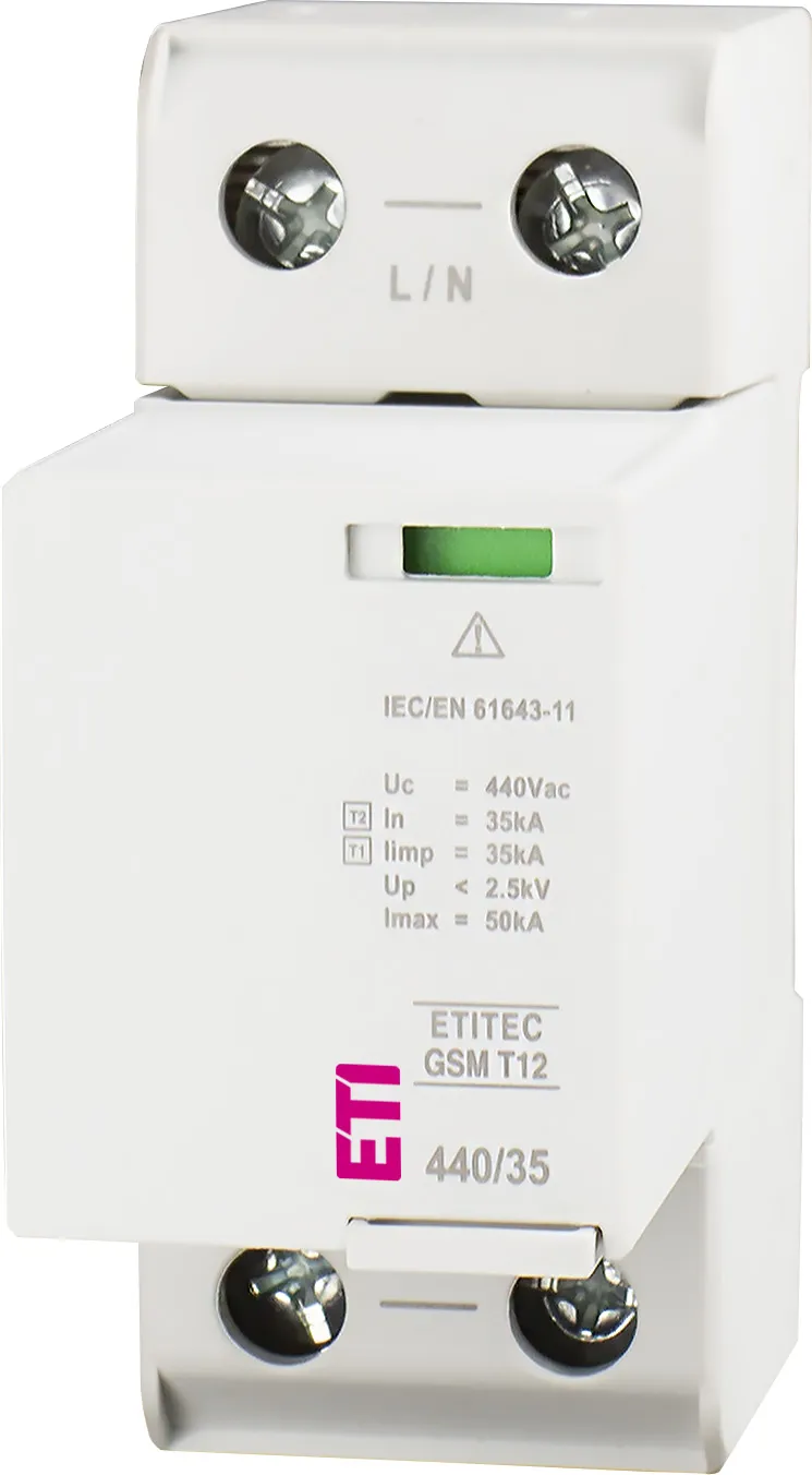Protecție supratensiuni ETITEC GSM T12 440/35 1+0 002440716