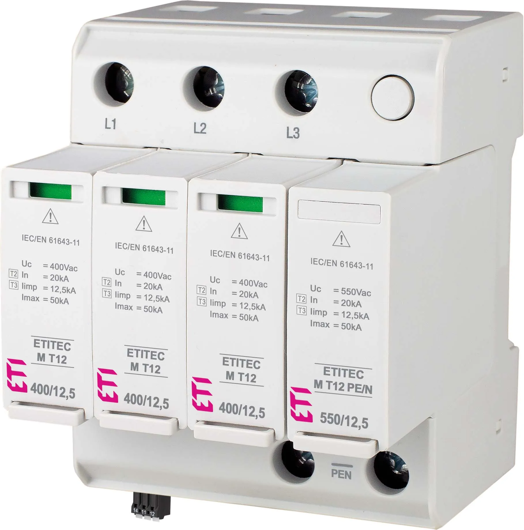 Protecție supratensiuni ETITEC M T12 950/12,5 4Y RC 002440811