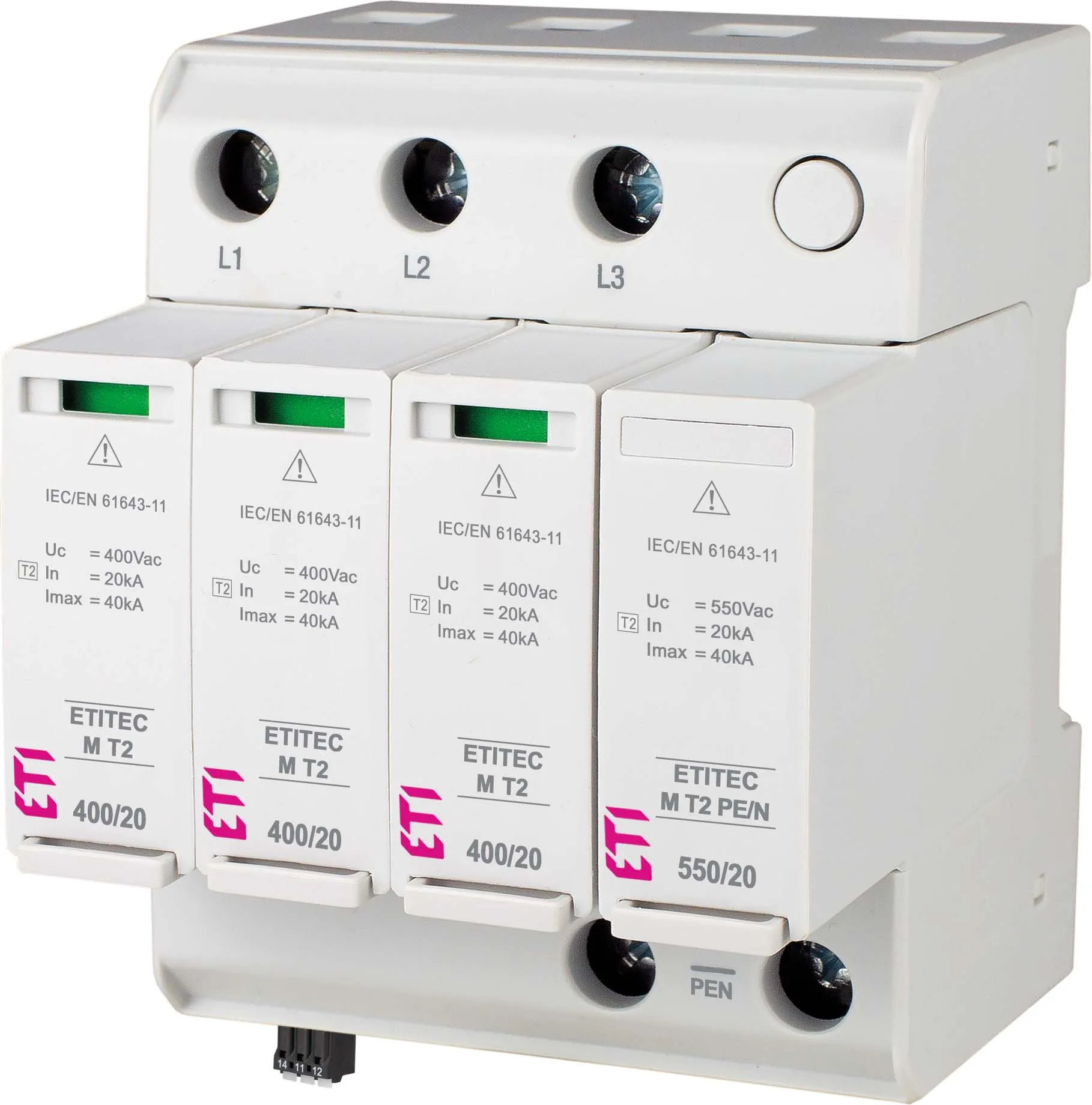 Protecție supratensiuni ETITEC M T2 950/20 4Y 002440820