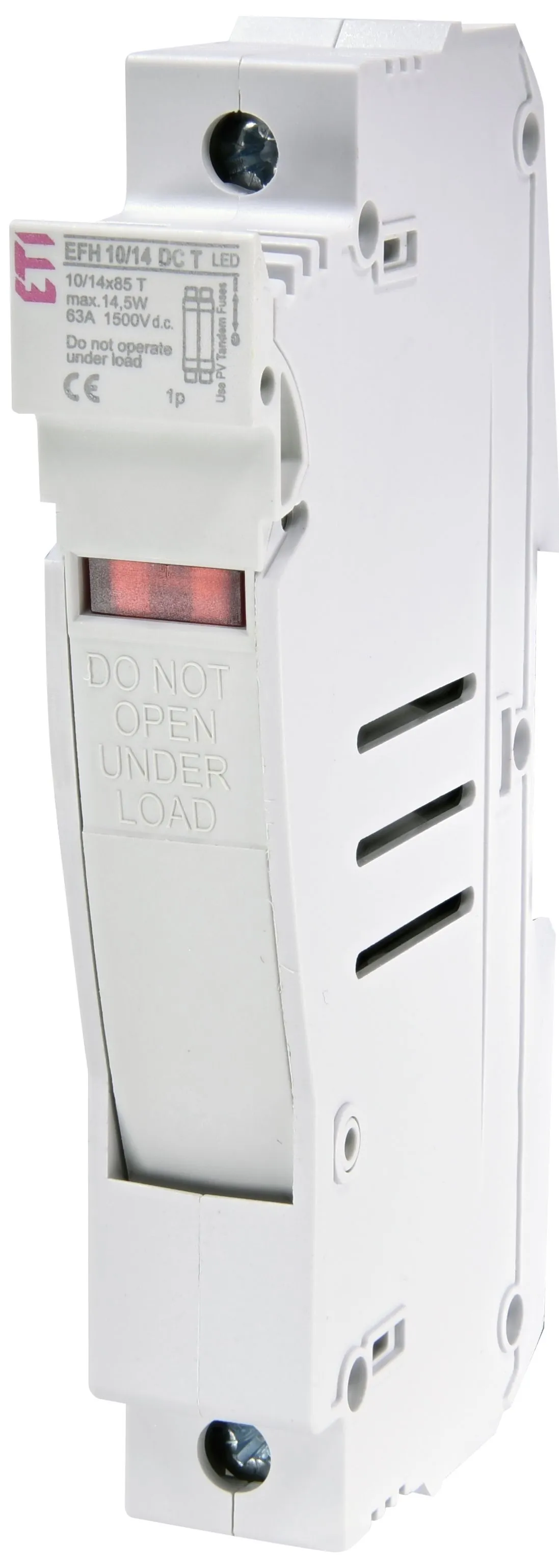 Bază siguranțe EFH 10/14 T DC LED 1p 002580016