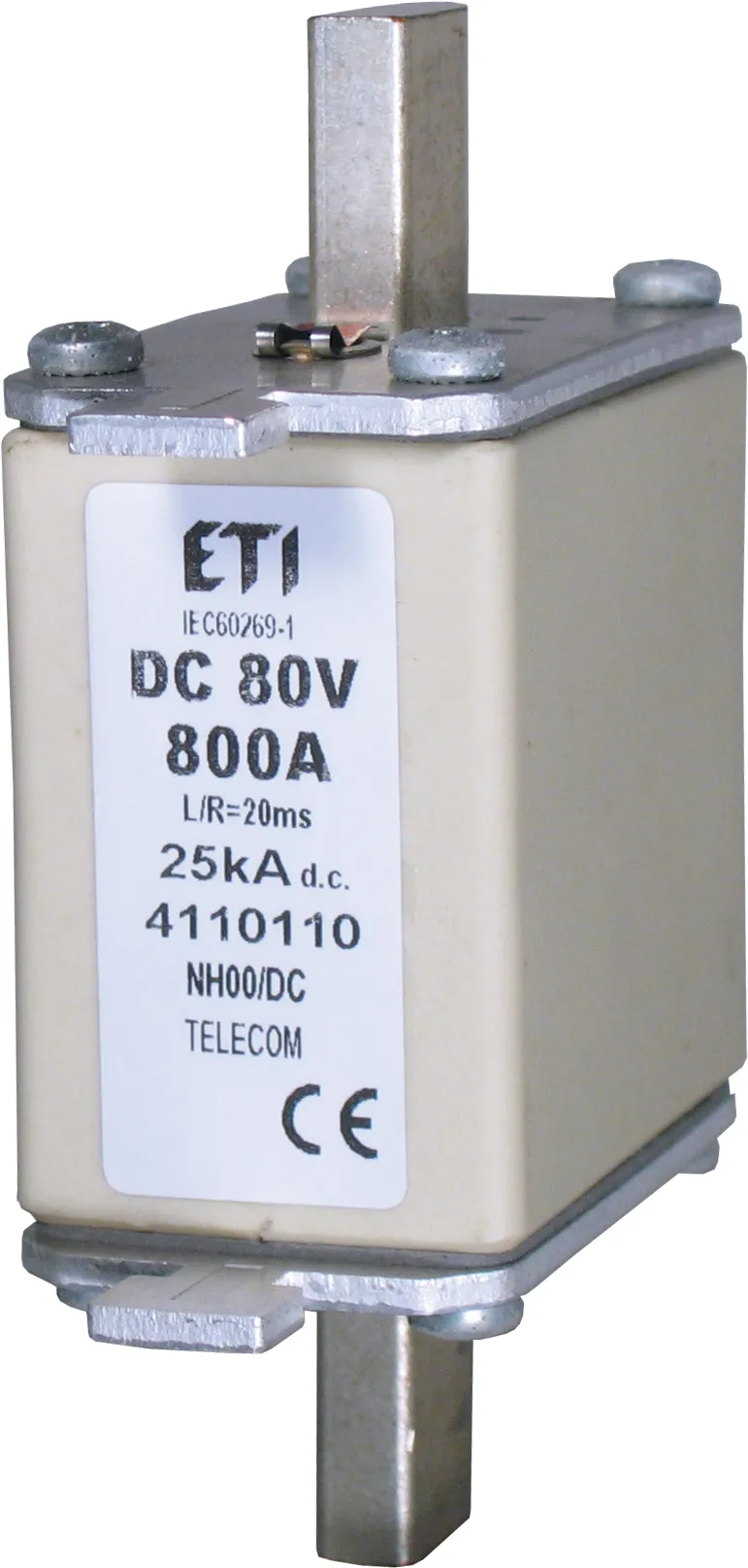 Element fuzibil NH00 160A/80V DC 004110106