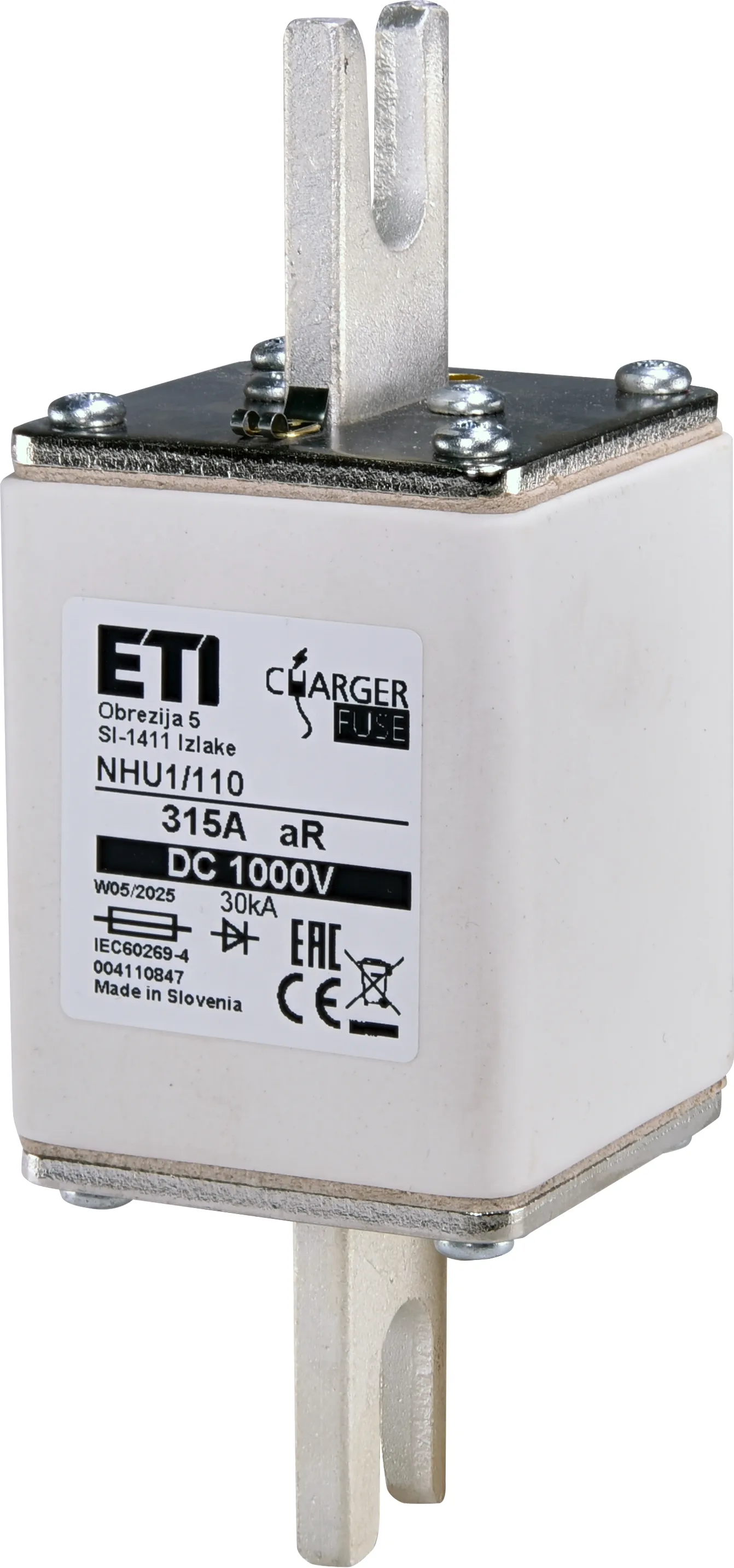 Siguranță NHU1/110 aR 315A/1000V DC 004110847