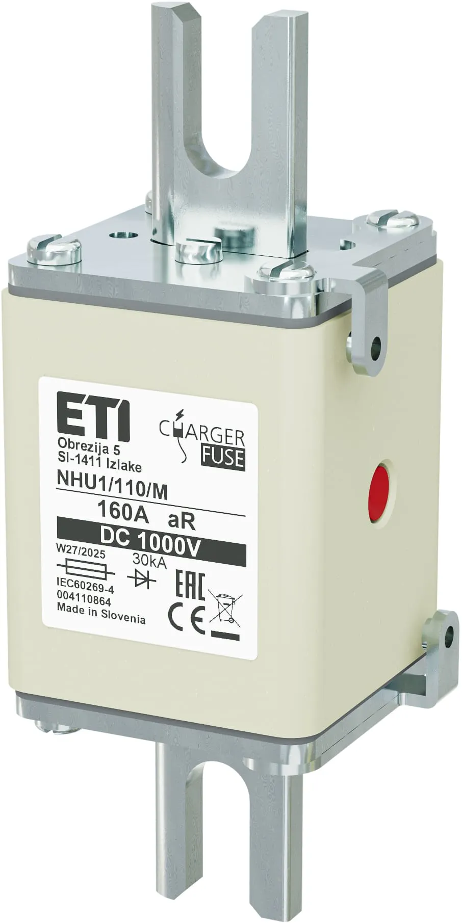 Siguranță NHU1/110/M aR 160A/1000V DC 004110864