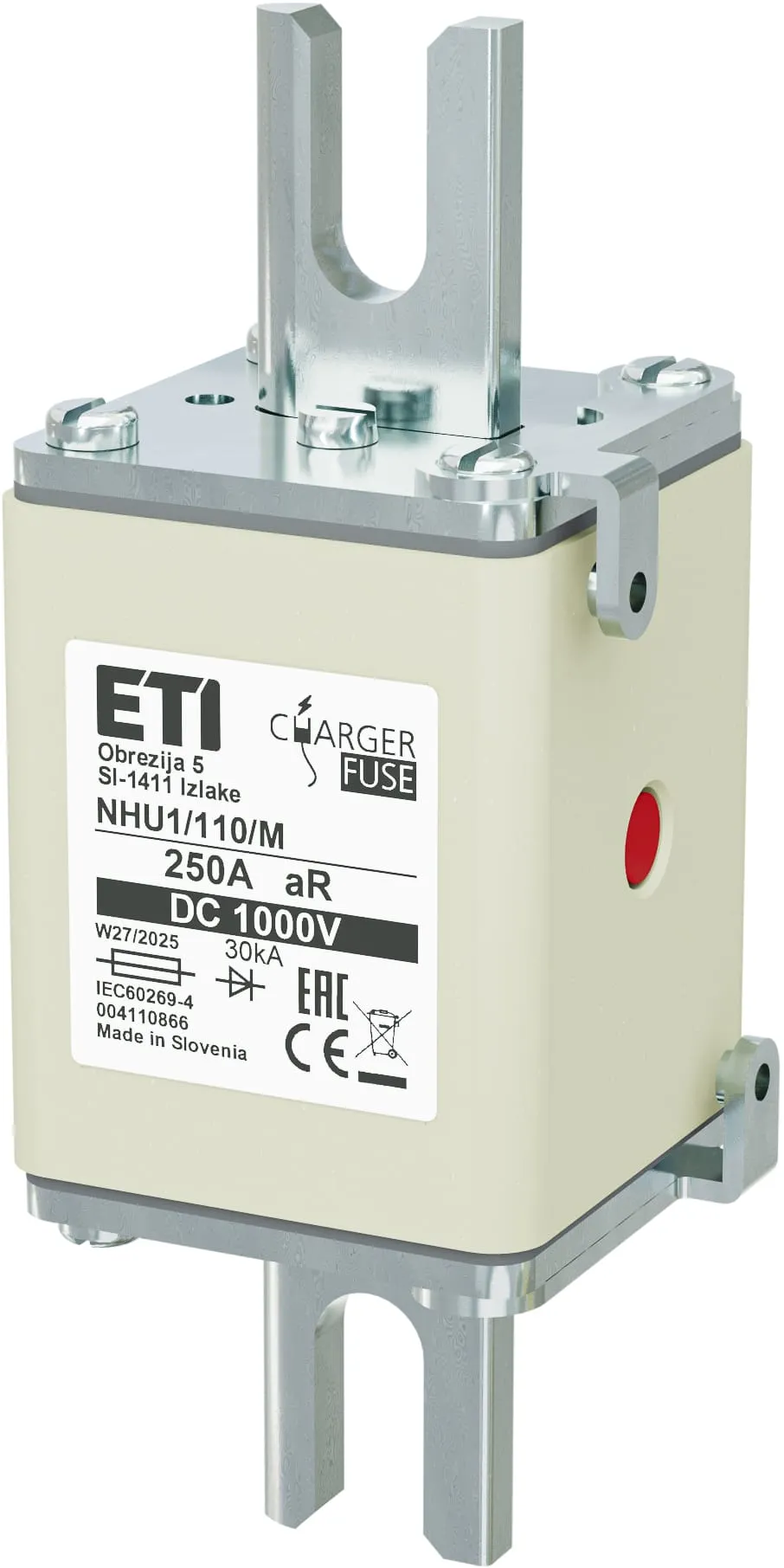 Siguranță NHU1/110/M aR 250A/1000V DC 004110866