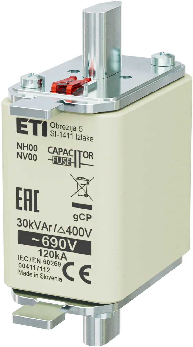 Siguranță NH00 gCP 30kVAr/690V 004117112