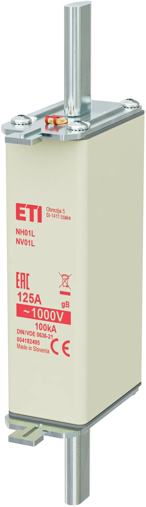Siguranță NH01L gB 125A/1000V 004182495