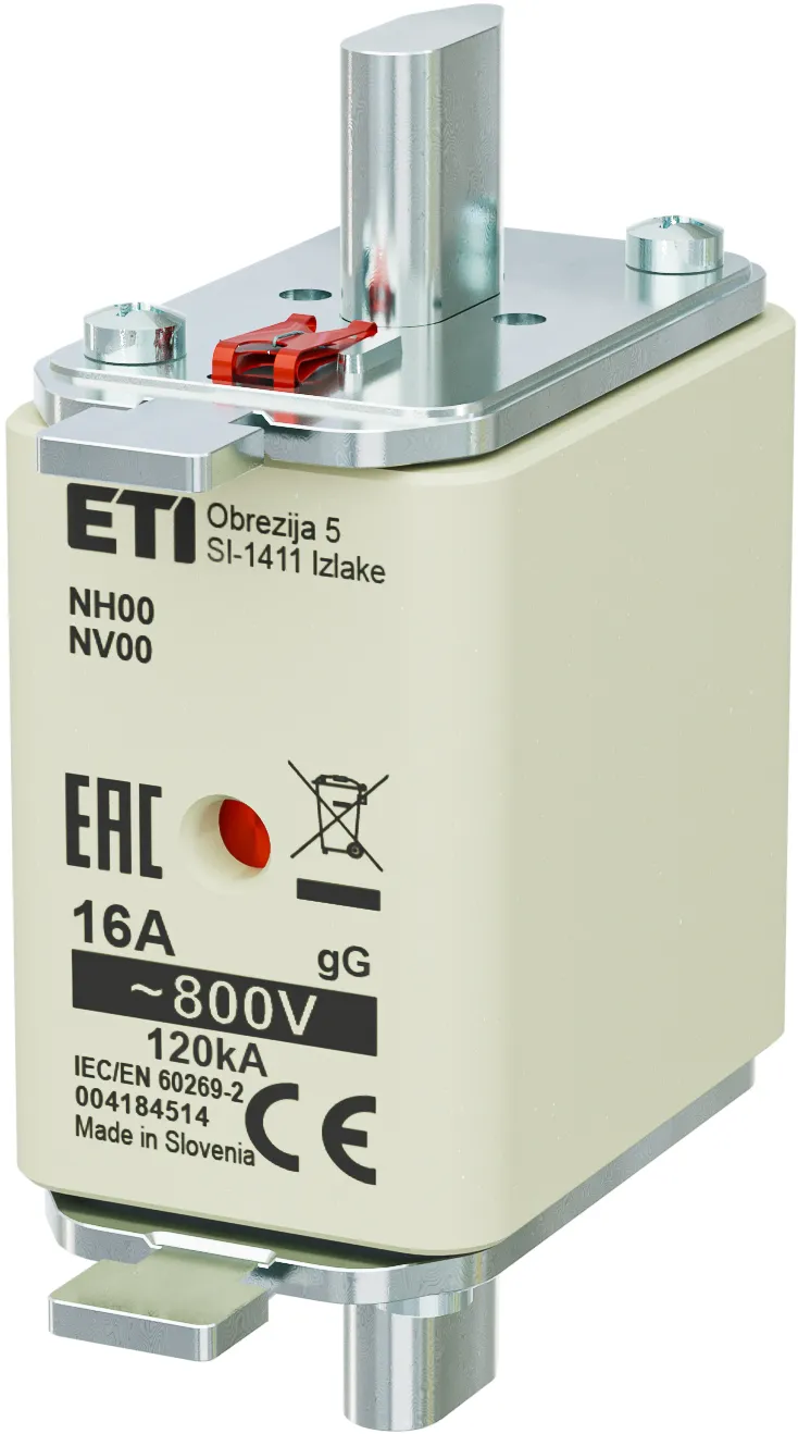 Siguranță NH00 gG 16A/800V 004184514