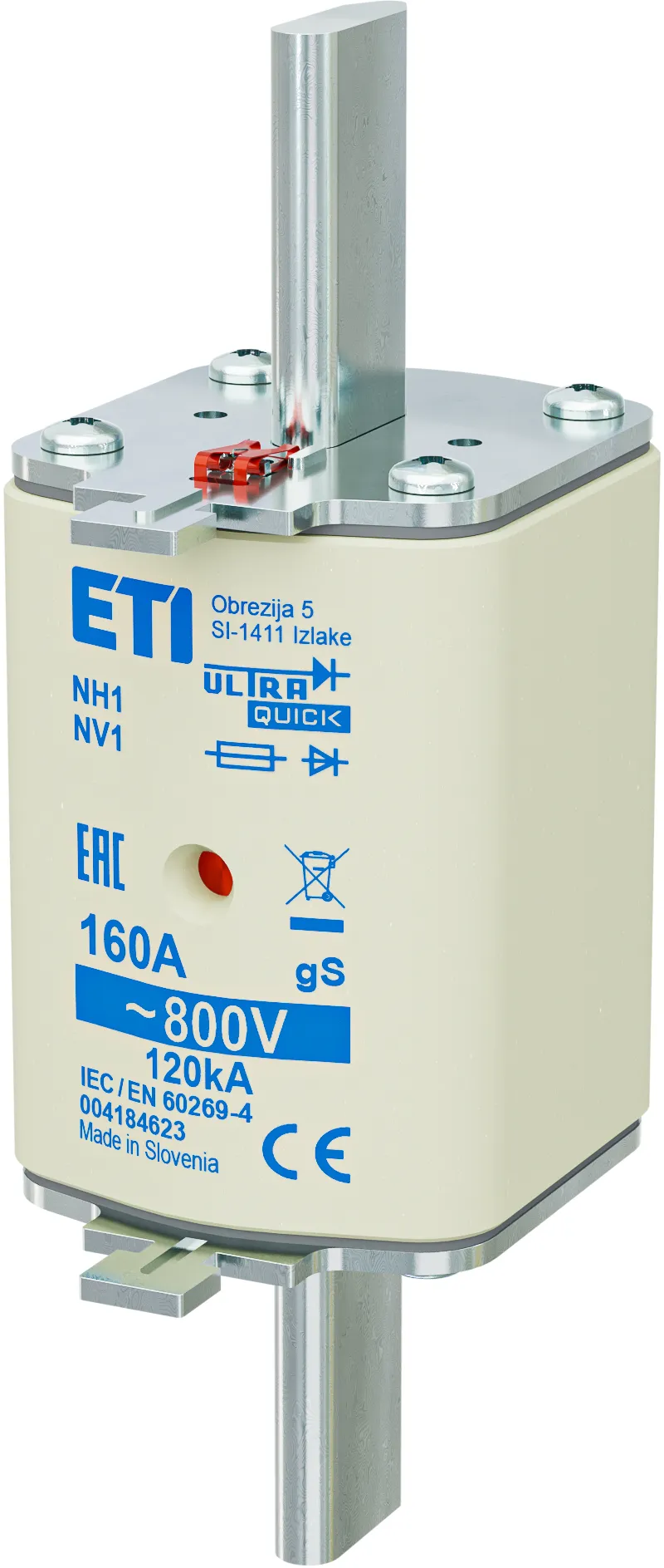 Siguranță NH1 gS 160A/800V 004184623