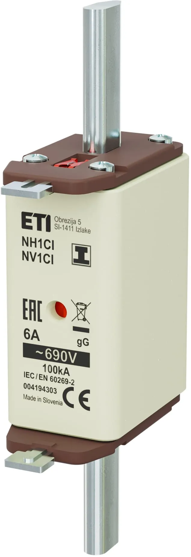 Siguranță NH1C/I gG 6A/690V 004194303