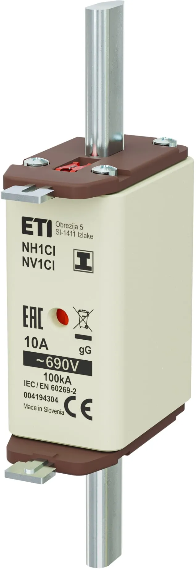 Siguranță NH1C/I gG 10A/690V 004194304