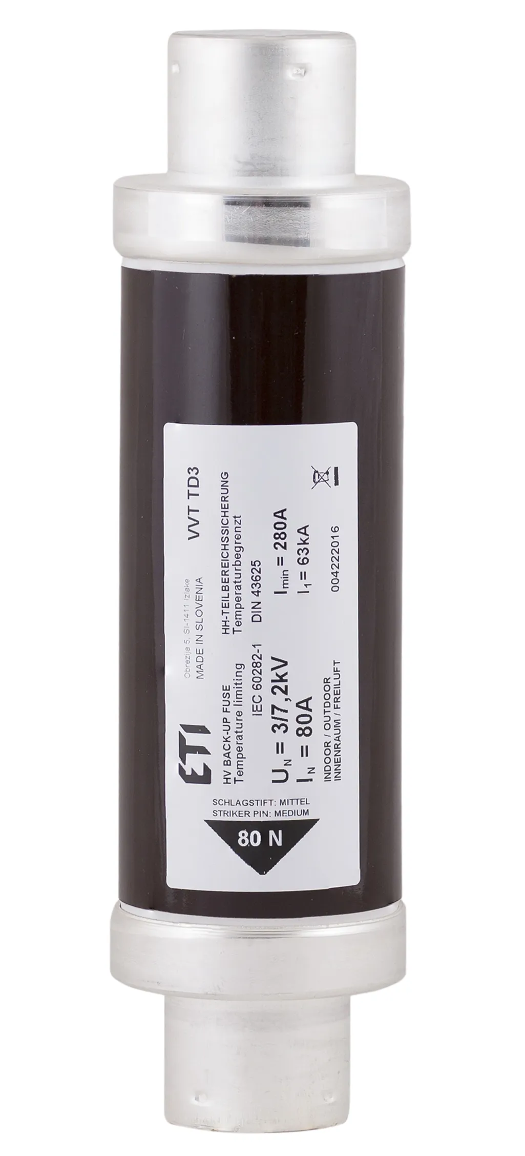 Element fuzibil VVT-D3 7,2kV/6A 292 004222505