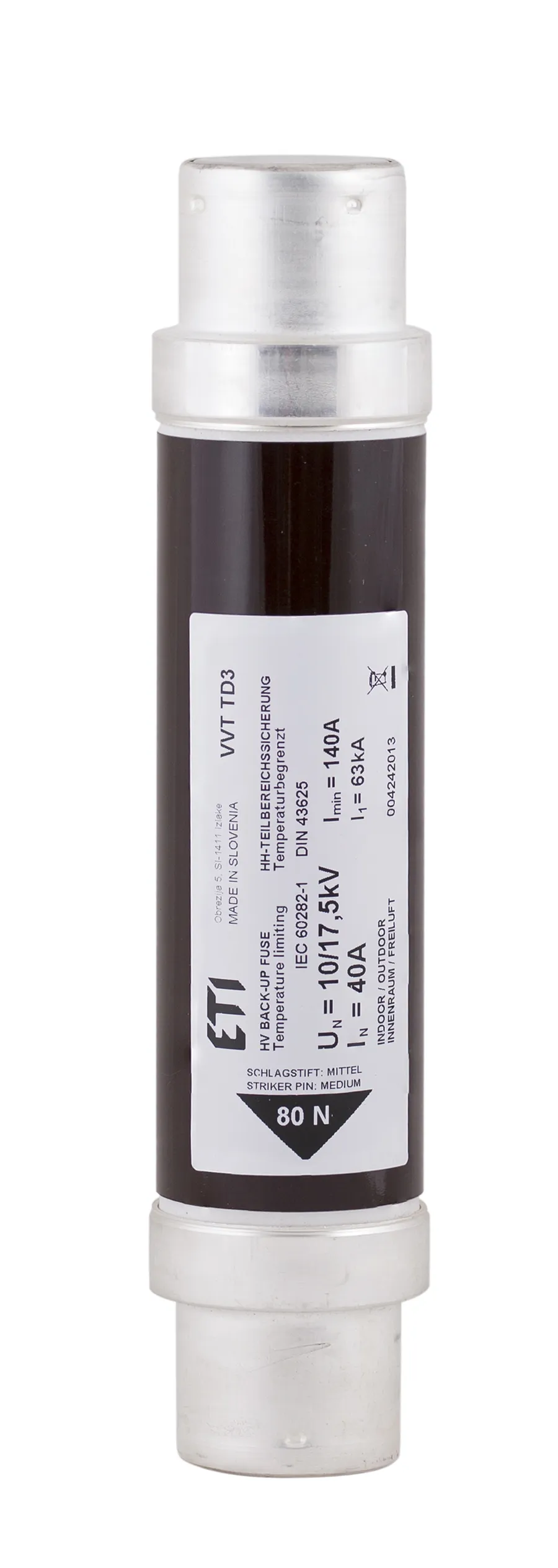 Element fuzibil VVT-D3 17,5kV/6A 292 004242105