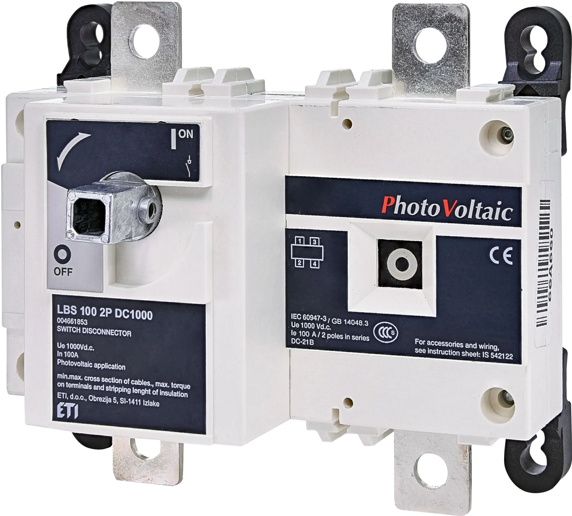 Separator PV LBS 100 2P DC1000 004661853