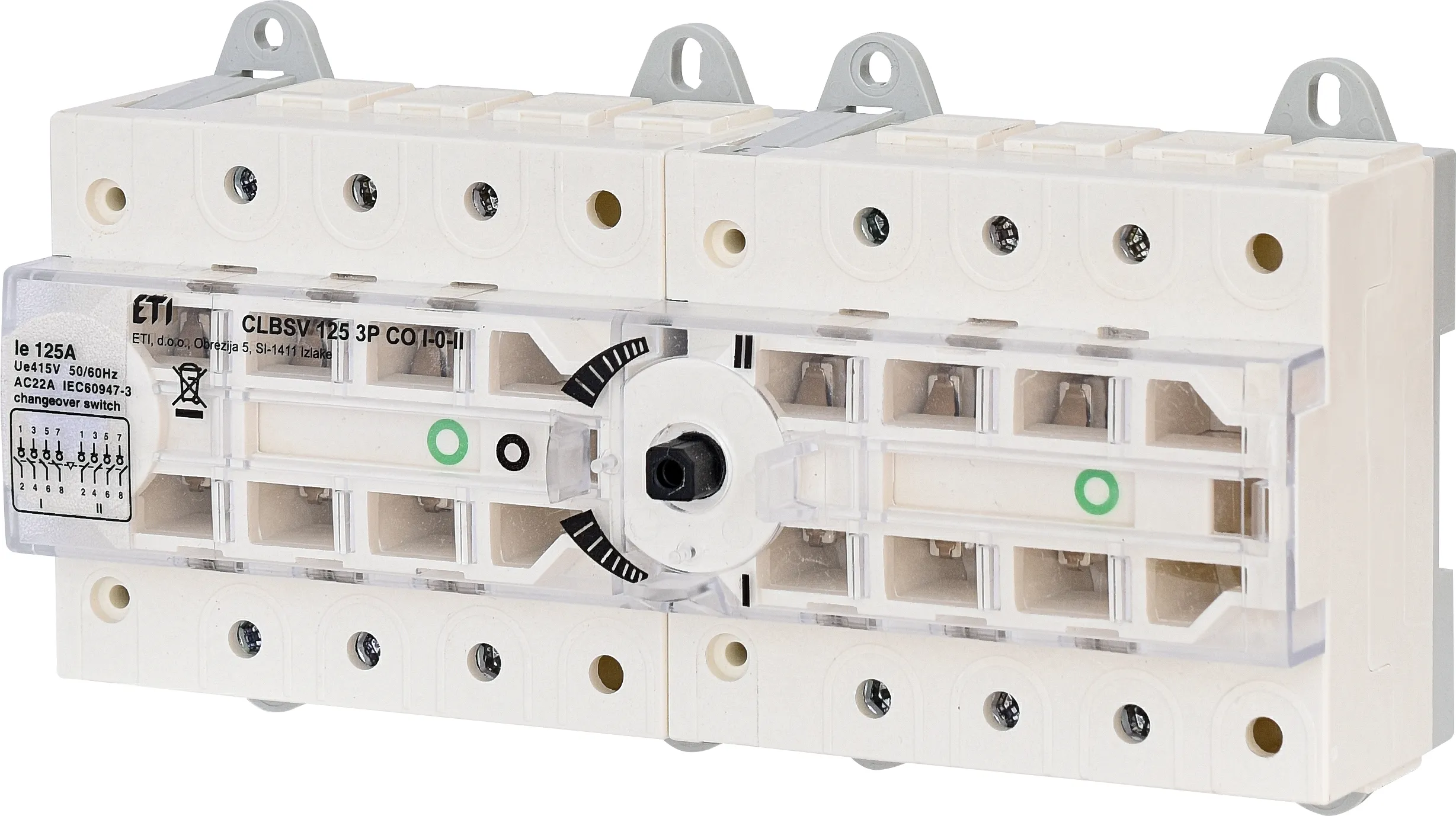 Comutator 1-0-2 CLBSV 125 3P CO I-0-II 004661892