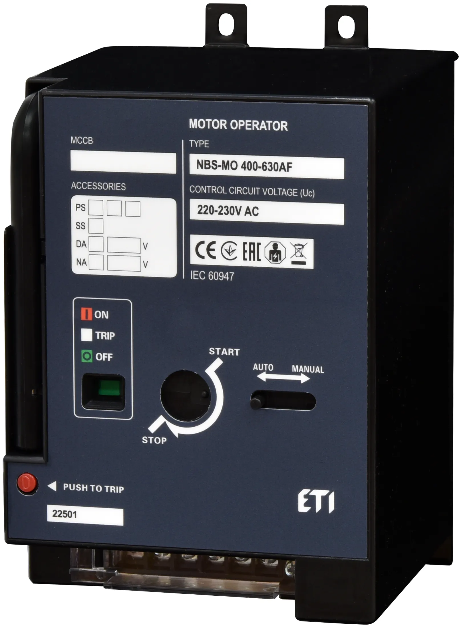 Operator motor NBS-MO 400-630AF AC220/230V 3P 004673232