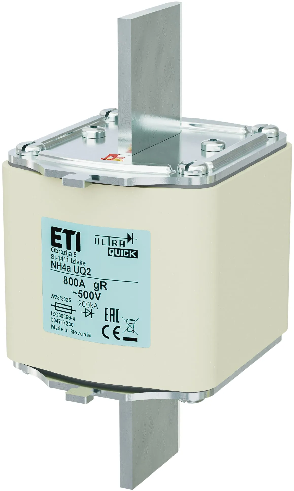 Siguranță NH4a UQ2 gR 800A/500V 004717230