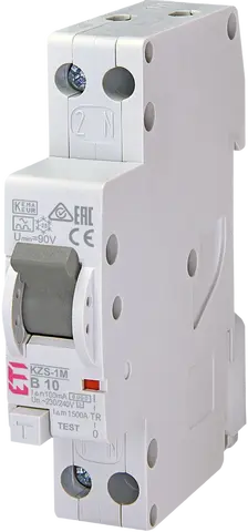 *KZS-1M 1p+N A B10/0.1 6kA