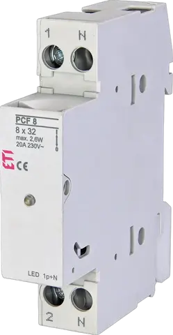 PCF 8 1p+N LED