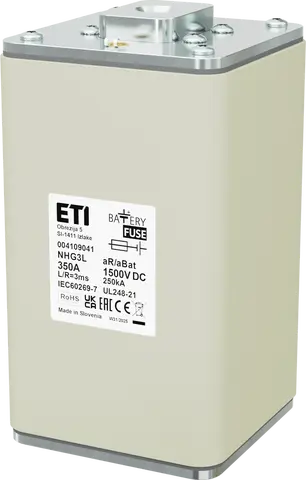 NHG3L aR/aBat 350A/1500V DC AL