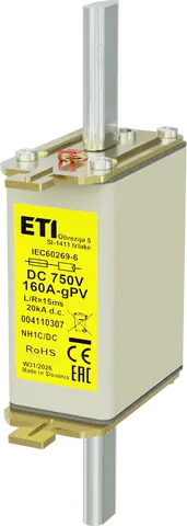 *NH1C gPV 160A/750V DC