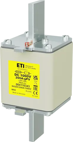 NH2 gPV 200A/1000V DC