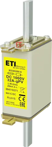 NH1C gPV 32A/1000V DC