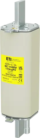 NH1XL/K gPV 125A/1100V DC