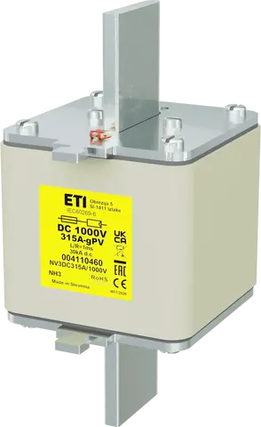 NH3 gPV 250A/1000V DC