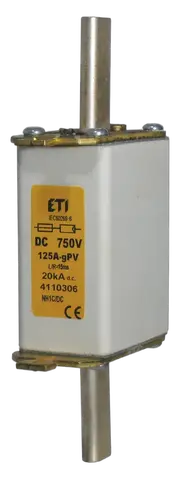 NH0 gR 50A/750V DC