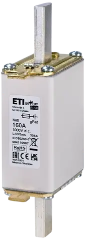 NH0 gBat 160A/1000V DC