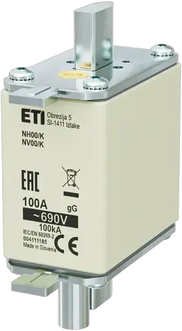 NH00/K gG 100A/690V