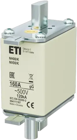 NH00/K gG 160A/500V