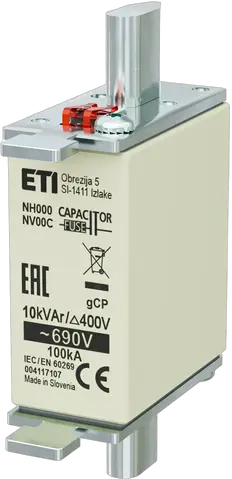 NH000 gCP 10kVAr/690V