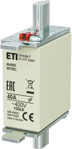 NH000 gF 40A/400V