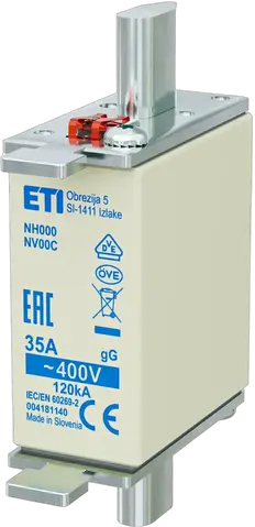 NH000 gG 35A/400V korr.