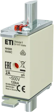 NH000 gG 2A/500V