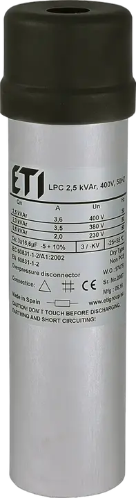 Imagine LPC 2,5 kVAr, 400V, 50Hz