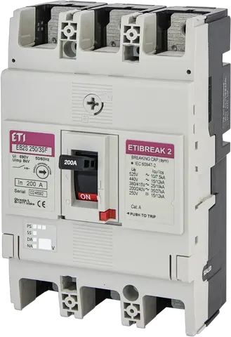 EB2S 250/3SF 200A 3p