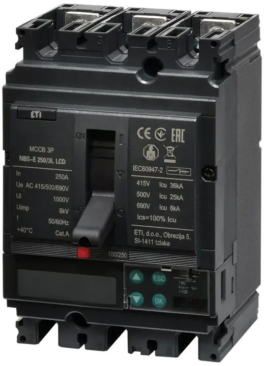 Imagine NBS-E 250/3L LCD 250A 3P